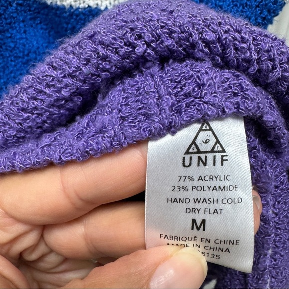 UNIF Rainbow Colorful Striped Knit Dress - Picture 9 of 16